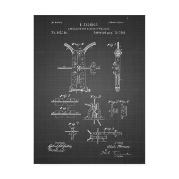 Cole Borders 'Mechanics 28' Canvas Art, 35x47, Trademark Fine Art, Mfr#: ALI21846-C3547GG